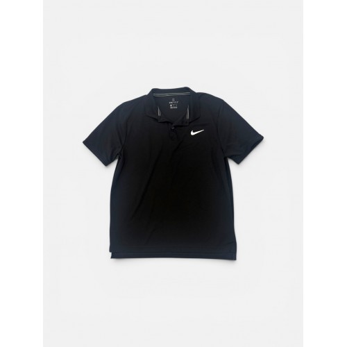 Nike Dri-FIT Polo Μαύρο